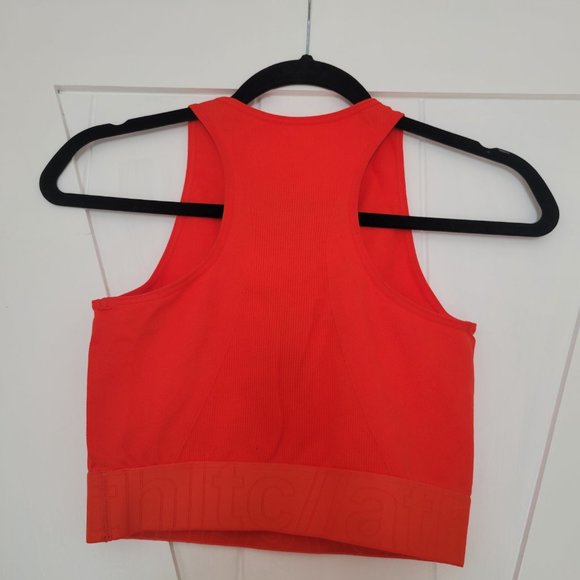 H&M Red Orange Sports Crop Top - Picture 3 of 3